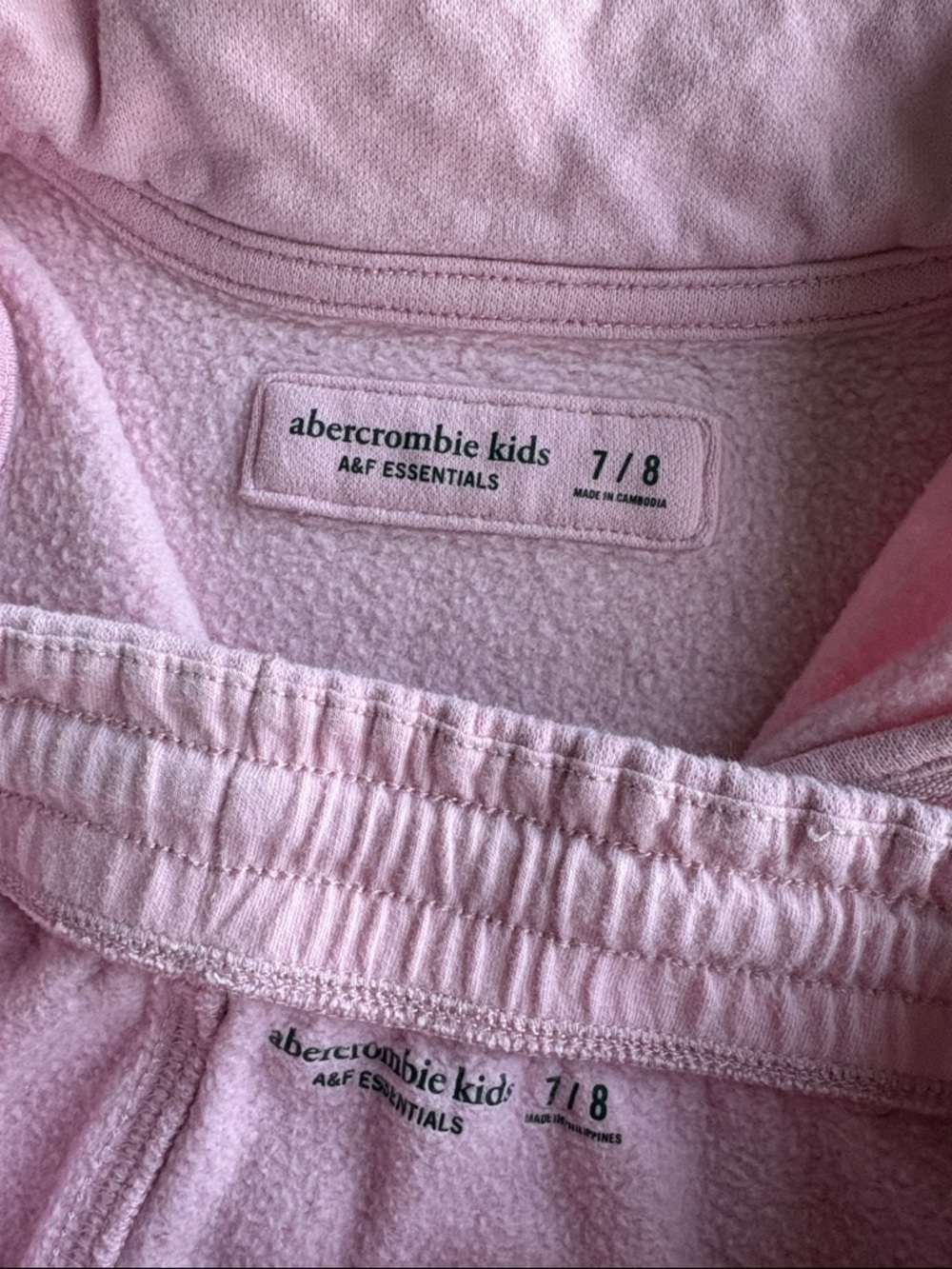 Abercrombie Kids Girls Sweatshirt and Jogger Set size 7/8yr - Picture 2 of 8